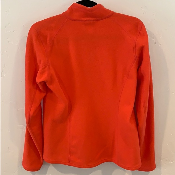 Coral North Face ¼ Zip Fleece Pullover in Medium - Picture 4 of 4